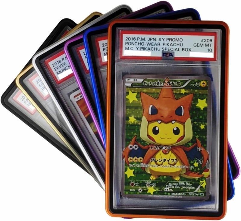 RedCap Magnetic Aluminum Graded PSA Slab Guard UV Resistant Glass 35PT Premium Protector Display Case For Standard PSA CGC Graded Sport Trading Cards - Nocturne Violet - Image 4